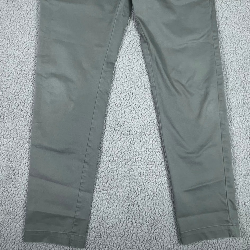 Banana Republic Slim Fit Chinos Mens 31x34 Grey Cotton Stretch Trousers Pants - Picture 8 of 10